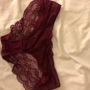 Sam Edelman Lacey underwear red MEDIUM